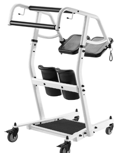 Sit-to-Stand Transfer Chair with Locking Wheels
