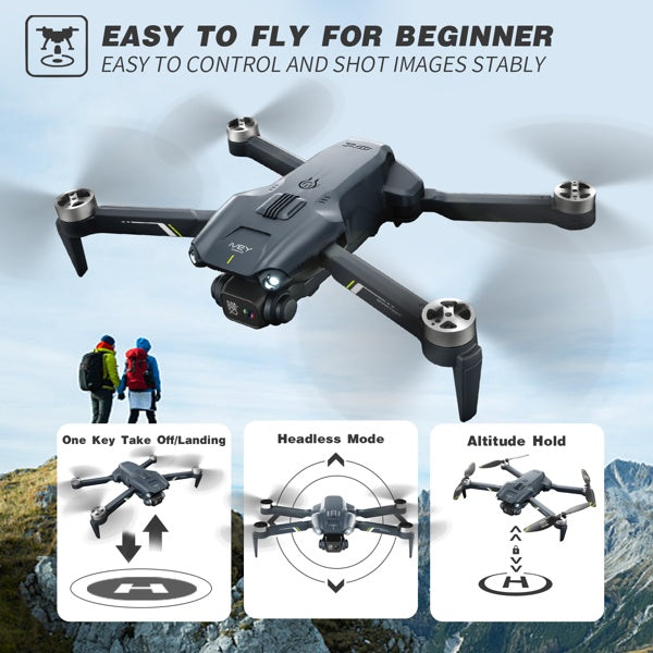 V28 Foldable Dual-Camera RC Drone