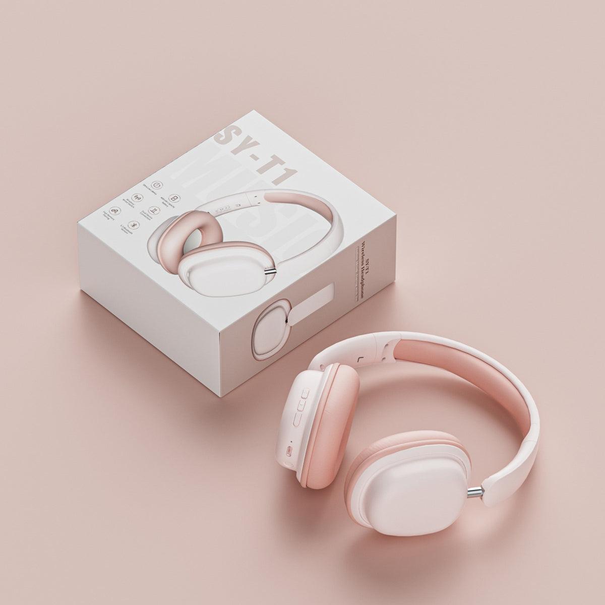 Foldable Bluetooth 5.3 Gaming Headset with Mic
