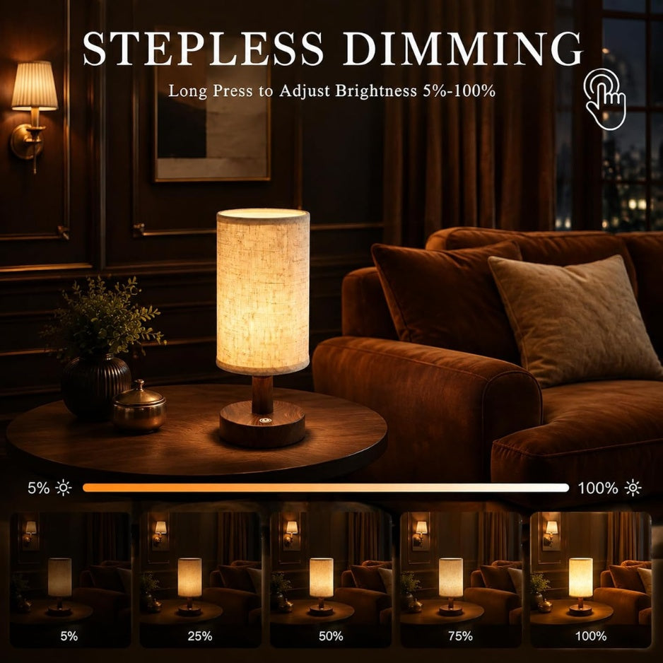 Rechargeable Touch Bedside Lamp