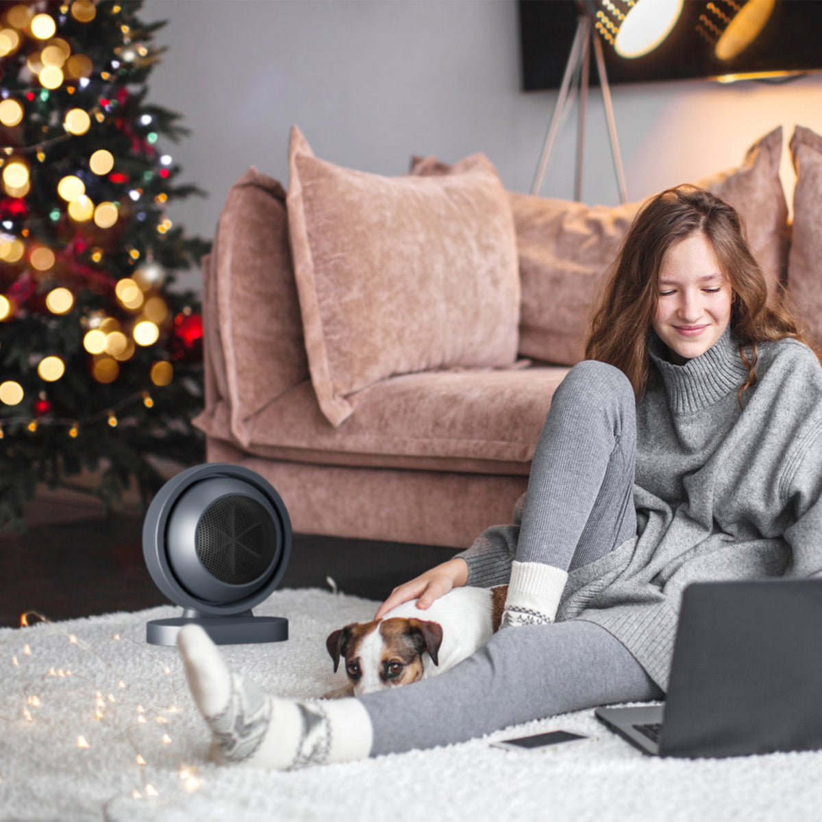 380W Tilting Desktop Space Heater